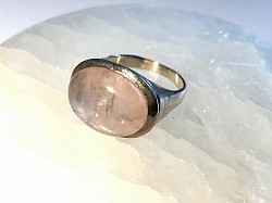 Bague Quartz Rose (taille 58) - 60€