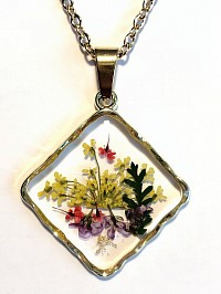 Collier Fleurs séchées
